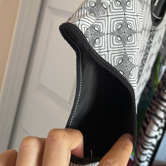 Max Studio Casual Geometric Pattern Black and White Dress Size S - Picture 3 of 14